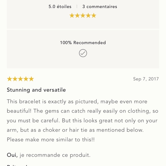 Anthropologie Brayden Bandana Bracelet - Picture 4 of 8